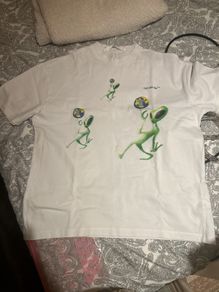 off white shirt + barrow
