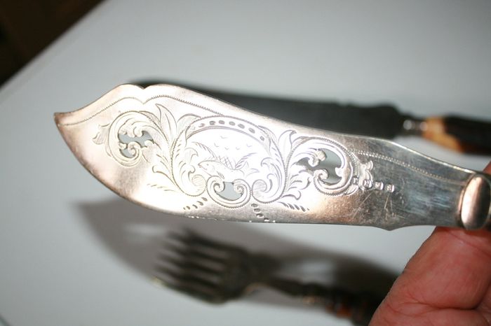 Antique Cutlery Carving Set