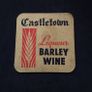 Castletown Brewery : Double Castle - Pale Ale , Vintage 1960s , Beer Mat/Coaster Image 2