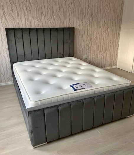 New double bed frame with memory foam mattress for sale - Best price In Town - Free shipping