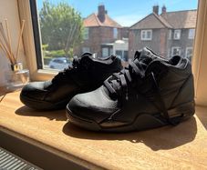 Brand New Custom Nike Air Flight 89 (NIKEiD) - Triple Black - UK Size 5