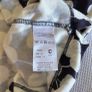 Navy white viscose mix dress size 12 Image 5