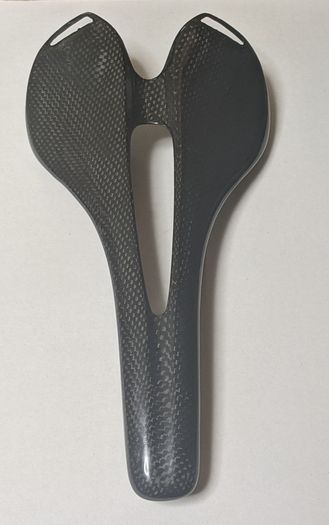 Glossy Carbon Bicycle saddle