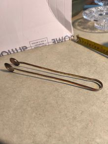 long copper ice tong