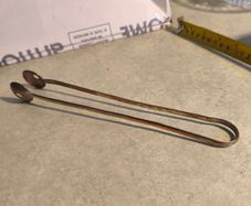 long copper ice tong