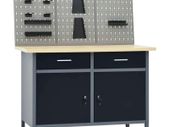 Workbench with Three Wall Panels
