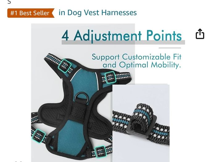Dog harness by Rabbit Goo