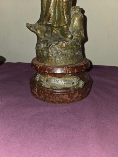 Antique French Spelter Statue "Semeuse"
