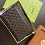 Luxury Leather Clutch Bag Image 9