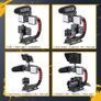 Camera Smartphone Stabilizer, Foldable Handle Grip Handheld Video Rig Steadicam, Compatibility with All Camera, Camcorder, Action Camera, DSLR, Cell Phone, iPhone, Huawei, Samsung etc Image 4
