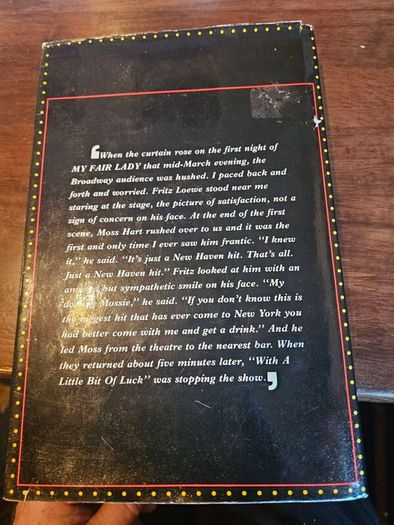 The Street Where I Live.. The Story Of My Fair Lady ,gigi And Camalot. By Alan Jay Lerner. First Edition Hardback With Dustjacket In Good Condition.  See Photos For Same.