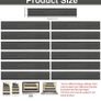 Stair Stickers, Pack of 13, Vintage Wood Grain Self-Adhesive Stair Stickers, 18 x 100 cm, Wood Look Stairs Decor, Kitchen Bathroom Tile Stickers, DIY Furniture Stickers (Dark Grey) Image 3