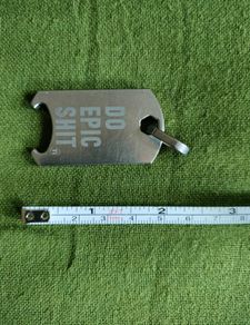 New Titanium Dog Tag Pendant Motivation Multitool