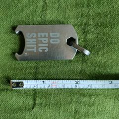 New Titanium Dog Tag Pendant Motivation Multitool