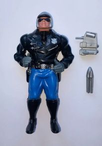 Terminator 2 Blaster T-1000 Action Figure Police Vintage 1991 Kenner Carolco