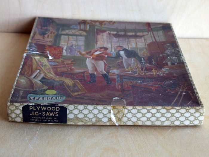 Seaboard Irish-made vintage plywood jigsaw puzzle "A Rare Piece"