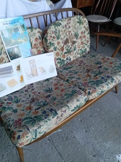 Vintage Ercol 2 seater sofa