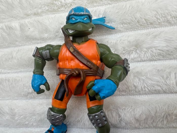2003 TMNT Scootin Leonardo Teenage Mutant Ninja Turtles TMNT approx. 12 cm. Used Please see photos