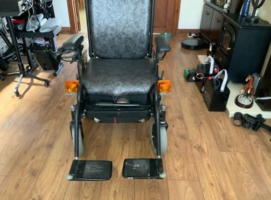 wheelchair for a disabled person