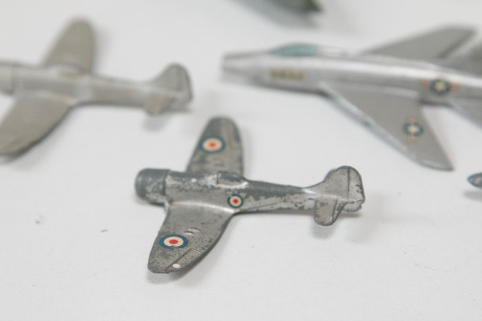 Vintage Dinky and Tekno die-cast planes