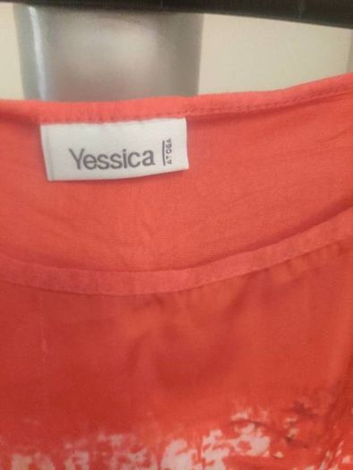 Yessica  at C&A  pink silky front top  size XL UK18 EU46 Postage included