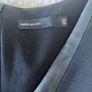 Karen Millen Faux Leather Panel Draped Pencil Dress - Black - Size UK 10 Image 6