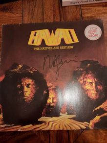 HAWAII: The Natives are Restless -LP - (Autographed by Marty Friedman  - ex Megadeth)