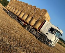 Straw delivered