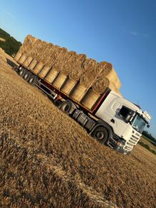 Straw delivered