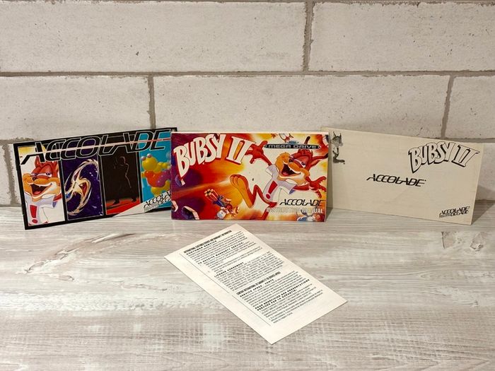 Bubsy 2 for Mega Drive - Boxed & Minty