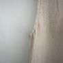 Bnwot oatmeal 100% linen dress with tie back detail & lace base Image 8