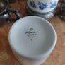 Antique Seltmann Weiden Bavaria set of 6 espresso cups with pewter holders Image 4