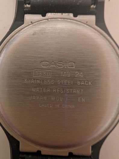 Casio 705 MQ-24 Quartz Water Resistant Watch