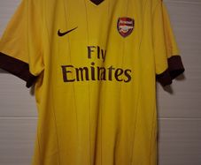 Arsenal Jersey. Official Nike Arsenal Away Jersey Season 2010 / 2011. Authentic Original From The Time.  Not A Modern Day Remake.