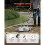 20" Pressure Washer Surface Cleaner, Stainless Steel Pressure Washer Attachments with 4 Wheels, 4500 Max PSI, 3/8 Quick Connector, 2 Spray Nozzles Image 6