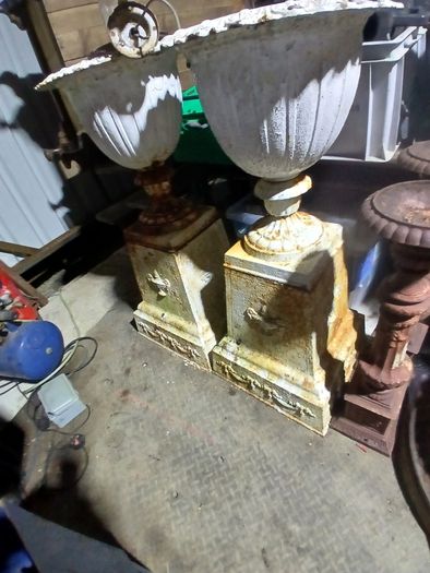 cast iron urns