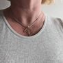 Solid silver chain and horse pendant Image 4