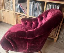 velvet chair