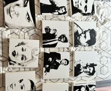 High quality prints on wood. 16cmx16cmx2.5