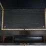 Antique Victorian  Brass Bounded Writing Box (WITH A KEY) 16" X 9" X 6,5" Image 8