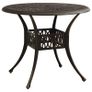 5 Piece Bistro Set Cast Aluminium Bronze Image 9