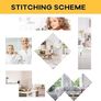 Full length mirror Tiles, 30cm x 30cm 4 Pack-Self Adhesive Real Glass Frameless Wall Mirrors for Home Decoration Image 5