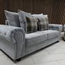 Verona Grey Scatter Cushions Sofa Image 7