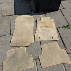w202 cream floor mats