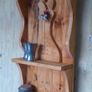 Rustic Driftwood Couple Floating Shelf Image 7