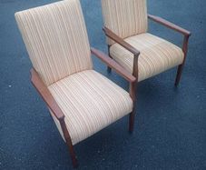 pair of 2 Mid-century modern Retro chairs