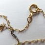 Vintage Sterling Silver 925 Gold Plated Chain with Pendant , length 20" - 2,8g Image 9