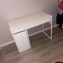 white ikea desk Image 2