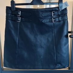 Faux leather skirt Size 14 BNWT