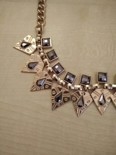 River Island Gold and Dark Silver necklace
